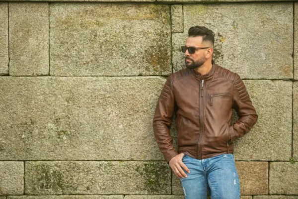 Madrid Pure Leather Jacket - Wholesale - Image 9