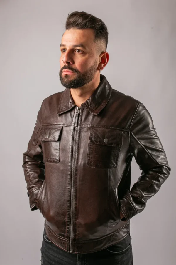 Istanbul Pure Leather Jacket - Wholesale - Image 5