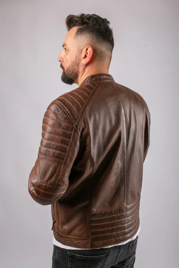 Madrid Pure Leather Jacket - Wholesale - Image 6